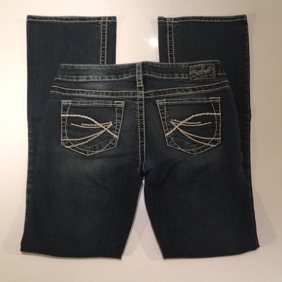 Silver Jeans with Thread Design 29W - Picture 4 of 4